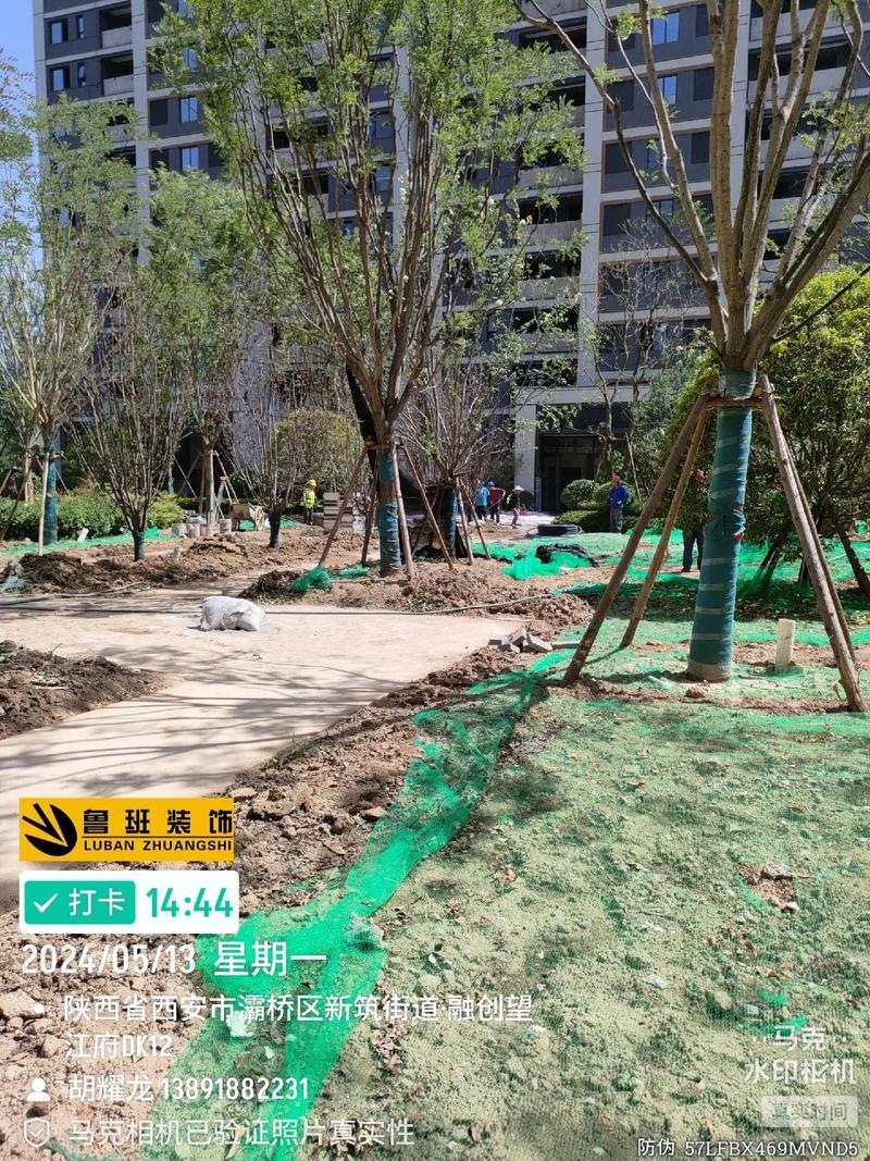 施工現(xiàn)場實拍 #園林綠化工程 #工程進度 #現(xiàn)場實拍 望江